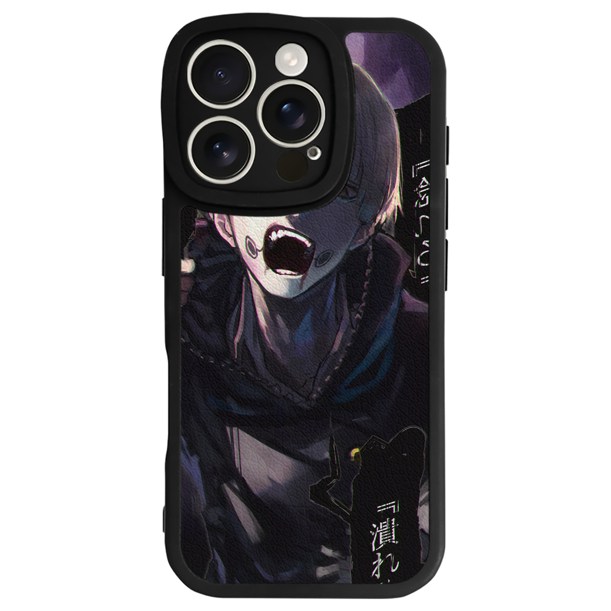 （画像用） 呪術廻戦 Jujutsu Kaisen 【iPhone 16シリーズ対応】シリコンスマホケース（レザー調） 材質：シリコン